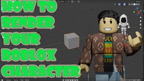 ROBLOX How To Render Your Roblox Character In Blender For 