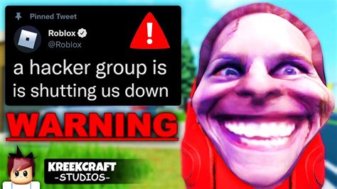 ROBLOX SHUT DOWN BY HACKER.. - YouTube