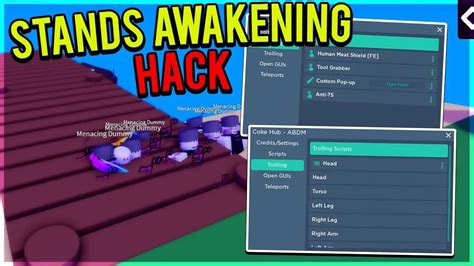 ROBLOX Stands Awakening GUI Script HACK OVERPOWERED 