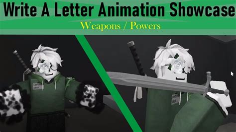 ROBLOX WRITE A LETTER - YouTube