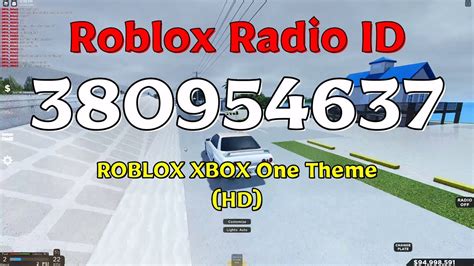 ROBLOX XBOX One Theme (HD) Roblox Code