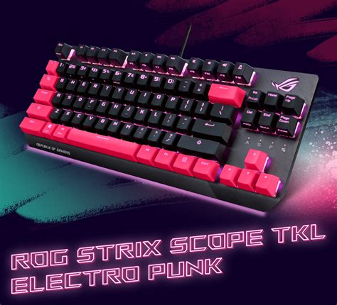 ROG Strix Scope TKL Electro Punk software