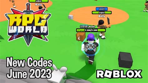 RPG World Codes - Roblox - June 2023 -