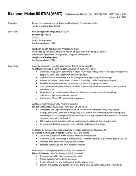 RTR Resume