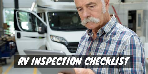 RV Repair Inspection Checking Tires