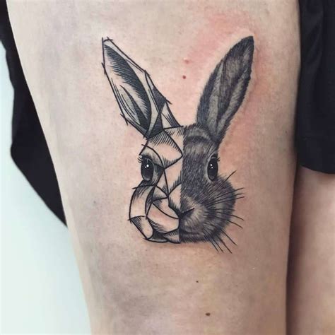 Top 67 Best Rabbit Tattoo Ideas [2021 Inspiration Guide]