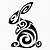 Rabbit Tribal Tattoo Designs