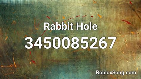 Rabbit Hole Roblox ID - Roblox Music Code - YouTube
