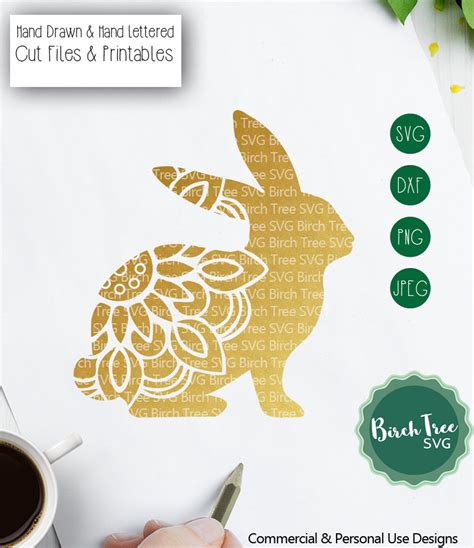 Download Rabbit Mandala Svg - 232+ SVG Cut File SVG Files