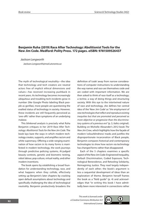 Race After Technology: Abolitionist Tools For The New Jim Code