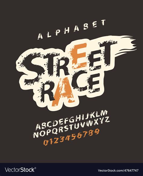 Race Lettering Design