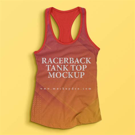 Racerback Tank Top Mockup