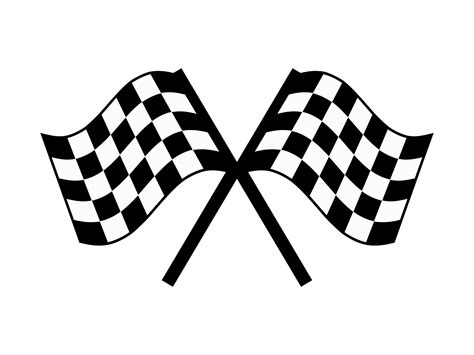 Rev Up Your Designs with Racing Flags SVG: Drive Home Success in Style!