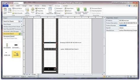 Rack Diagram Excel Template Download