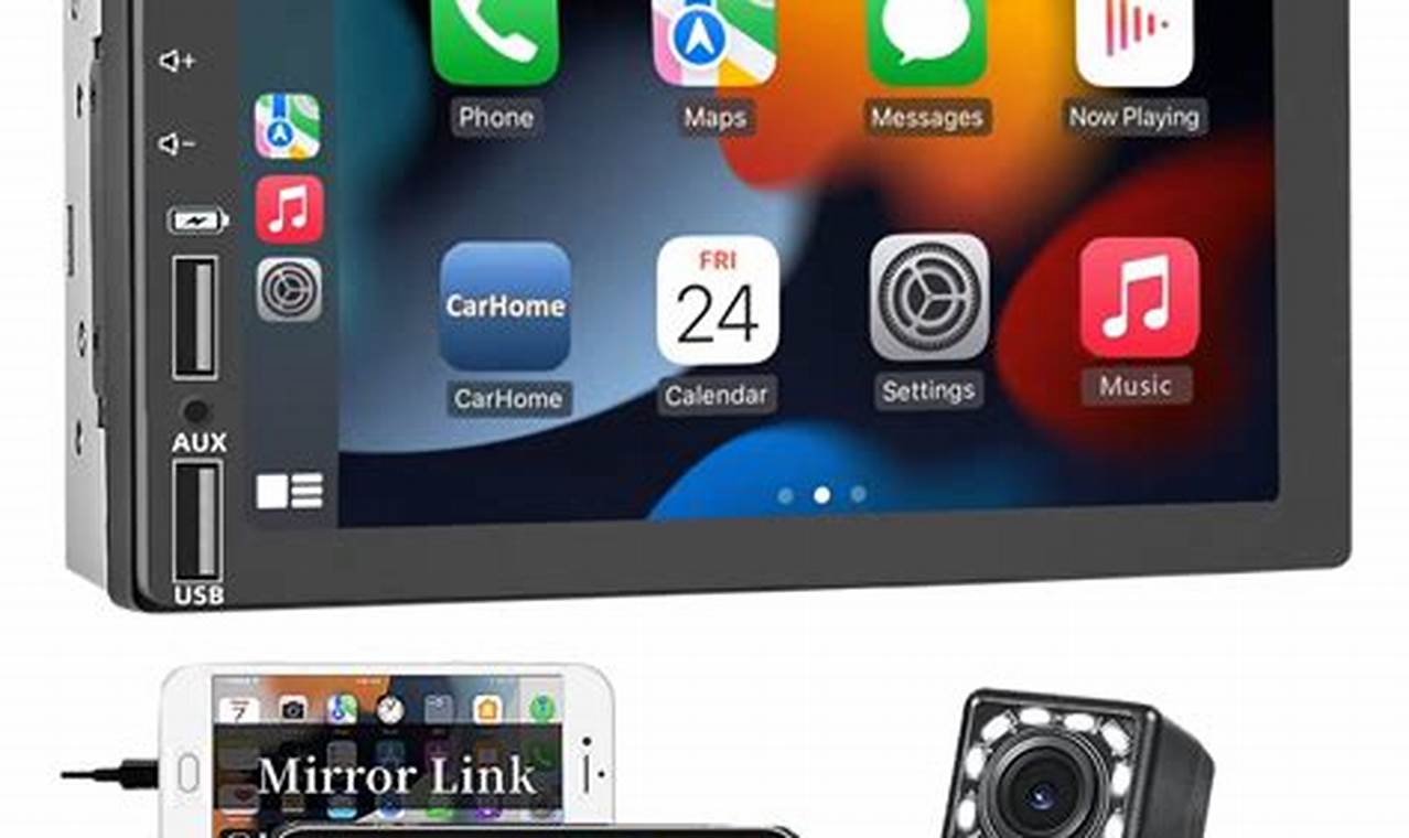 Radio 2 Din Apple Carplay