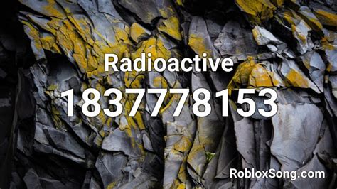Radioactive [Full] Roblox ID - Roblox music codes | Roblox, Coding 