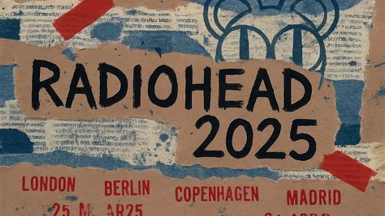 Radiohead 2025 Calendar Calculator Code