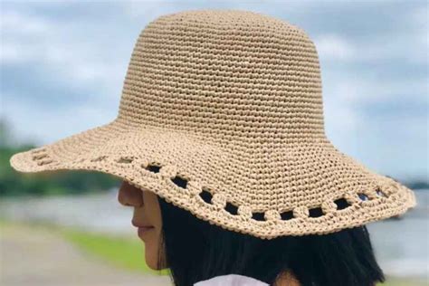 Raffia Crochet Hat