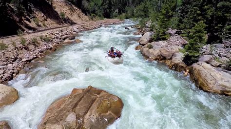 Rafting rapids animas river
