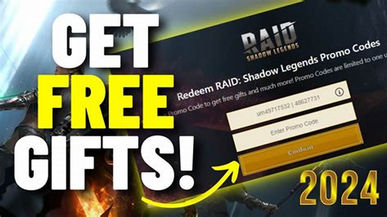 Raid Promo Codes 2024 April 2024
