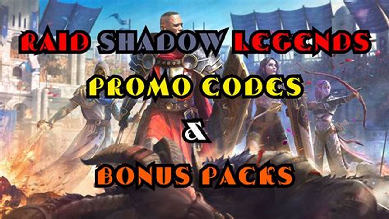 Raid Shadow Legends Promo Codes July 2024 Codes