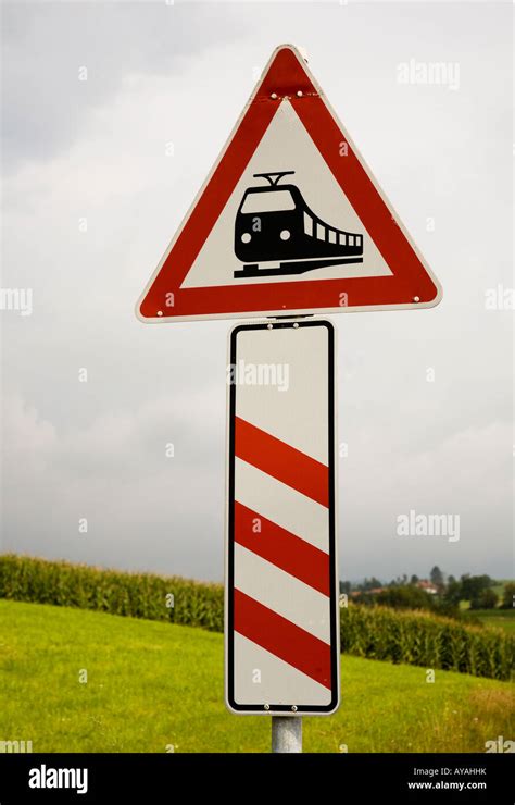 Railroad Crossing Sign Germany