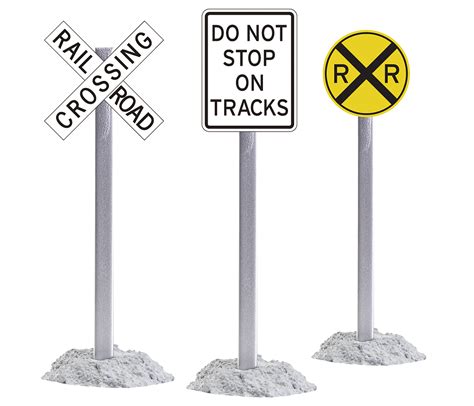 Railroad Crossing Sign Size