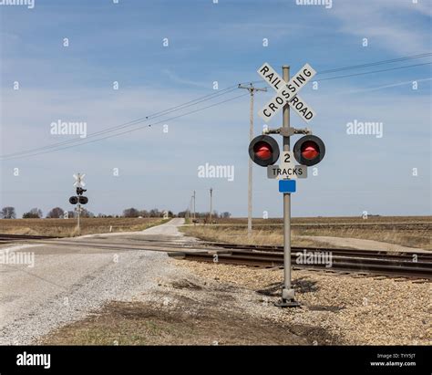 Railroad Crossing Warning Sign