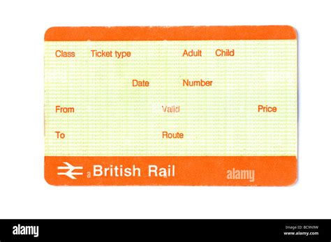 Railway Ticket Template