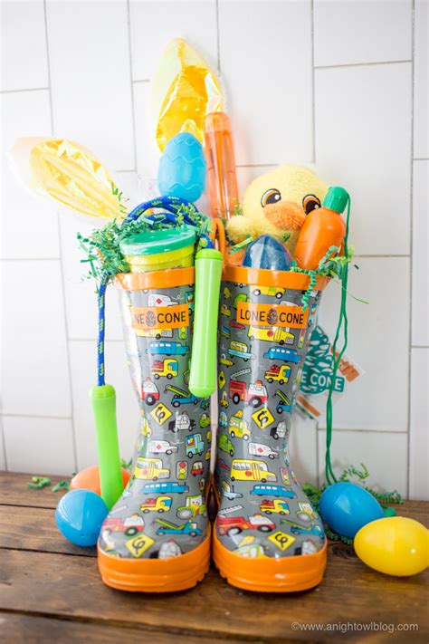 Rain Boot Easter Basket Ideas