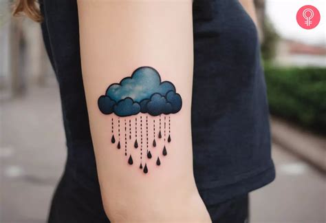 Rain Cloud Tattoo