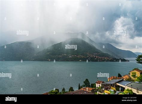 Rain Lake Como