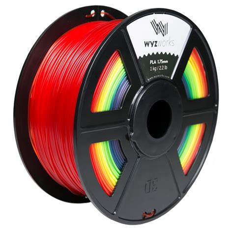Rainbow 3d Printer Filament
