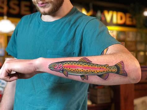 Image result for trout tattoos watercolor Trout tattoo