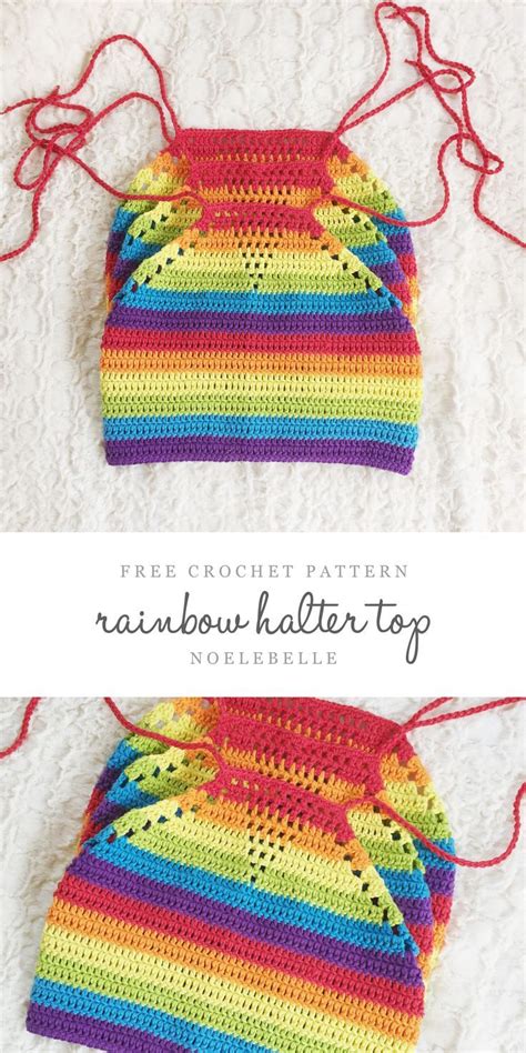 Rainbow Crochet Top Pattern Free