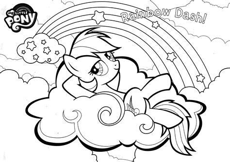 Rainbow Dash Coloring Pages