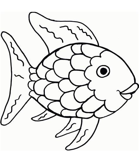Rainbow Fish Color Page