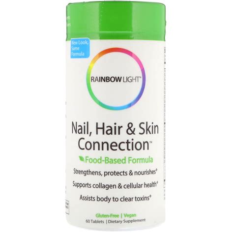 Radiant from Head to Toe: Indulge in the Multi-hued Glory of Rainbow Light's Hair, Skin, and Nails Supplement