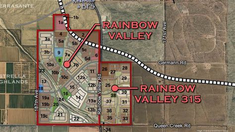 Rainbow Valley map