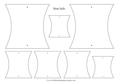 Raingutter Regatta Sail Template