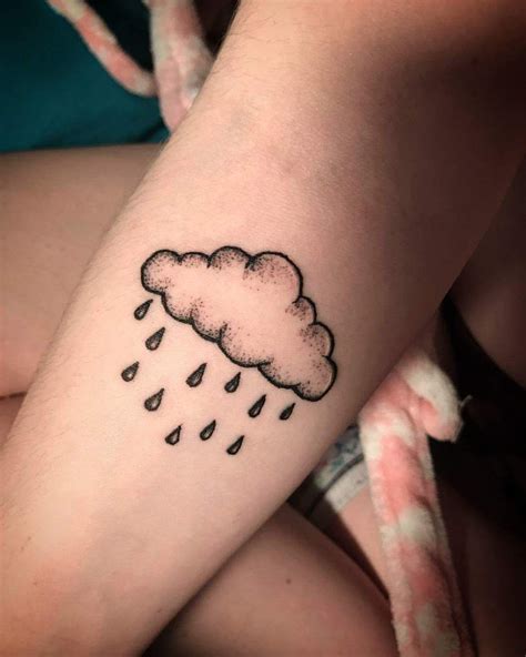 Raining Cloud Tattoo