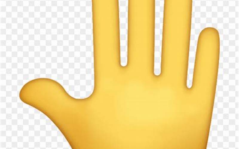 Raised Hand Emoji