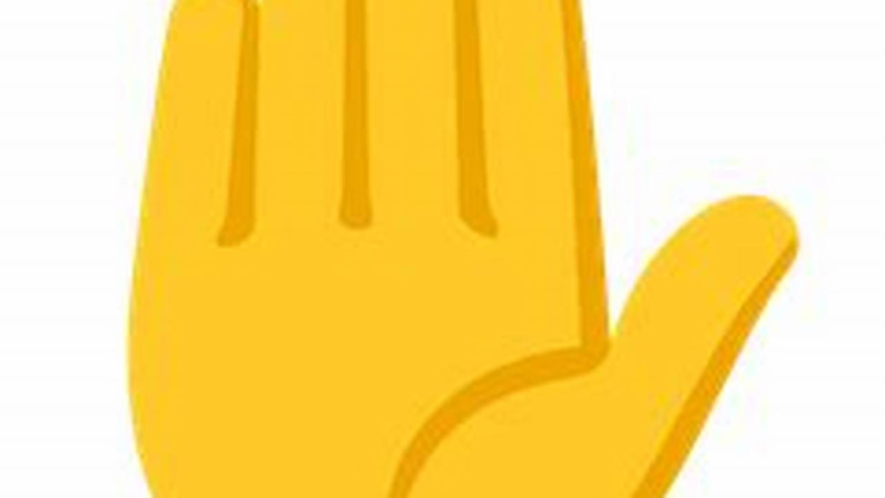 Raised Hand Was Approved As Part Of Unicode 6.0 In 2010 And Added To Emoji 1.0 In., Images