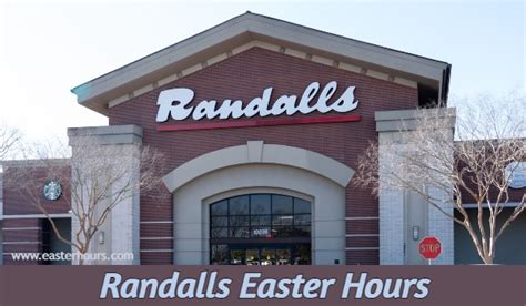 Randalls Hours Easter