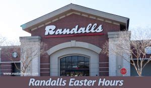 Randalls Open On Easter