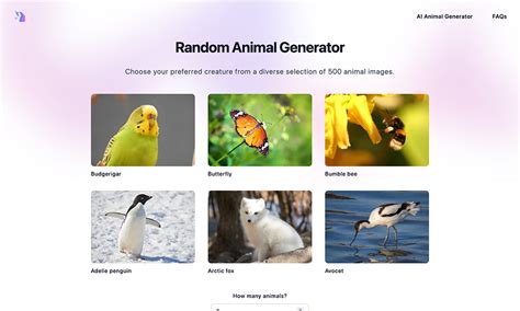 Random Animal Generator App