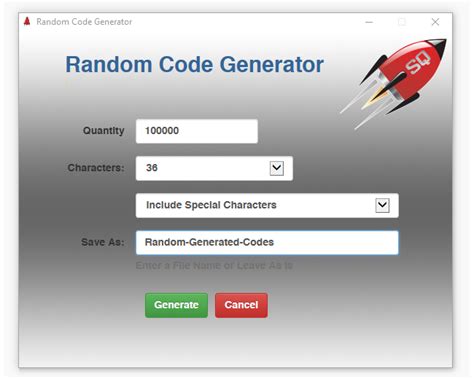 Random Code Generator - Mytoolz.net