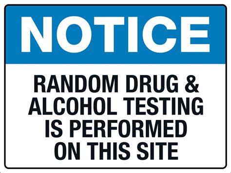 Random Drug and Alcohol Testing