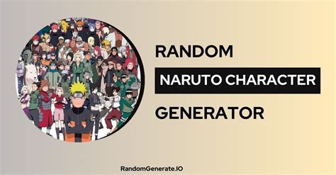 Random Naruto Character Generator