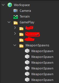 Random Weapon Spawning Script only Spawning 1 Weapon 